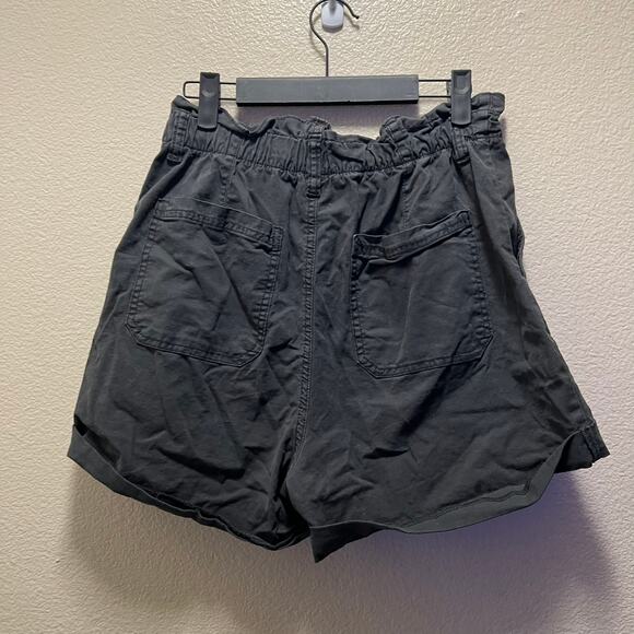 Universal Thread High Waist Shorts Black Cotton Stretch Dark Wash Sz S - Picture 3 of 9